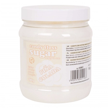 Cukier do waty cukrowej biały o smaku pina colada 1kg