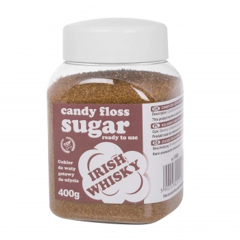 Kolorowy cukier do waty cukrowej brązowy o smaku irish whisky 400g