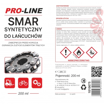 Syntetyczny smar do łańcuchów PRO-LINE spray 200ml
