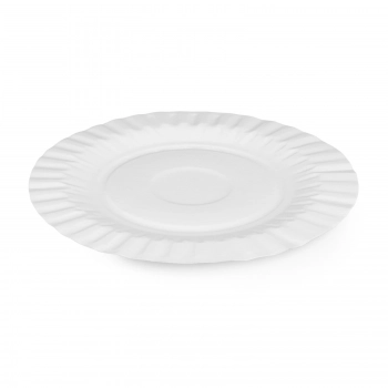 Talerz papierowy jednorazowy mały EKO śr. 20cm - 100szt