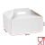 Opakowanie pudełko na TORT z rączką białe 34x34x15cm Tektura Falista 25szt.