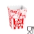 Pudełko kartonik na PopCorn 7x11.5x9cm MAŁY 0.5L 100szt.