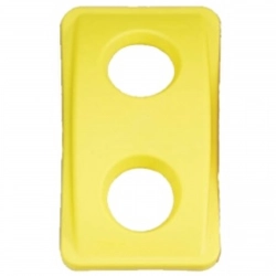 Pokrywa do pojemnika Rubbermaid SLIM JIM  żółta