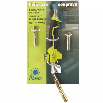 Palnik gazowy do lutowania cyną. lut twardy gaz LPG ZESTAW 3 dysze 1.4 - 2.1 kW