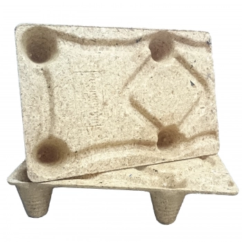 Paleta 1/4 EURO tłoczona z płyty wiórowej 60x40x12cm