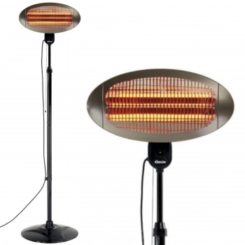 Lampa grzewcza promiennik ciepła stojący tarasowy 7m 2kW ST 2000E