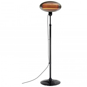 Lampa grzewcza promiennik ciepła stojący tarasowy 7m 2kW ST 2000E
