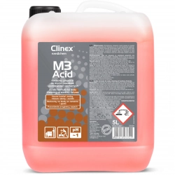 Koncentrat kwaśny płyn do mycia łazienek pomieszczeń sanitarnych CLINEX M3 Acid 5L