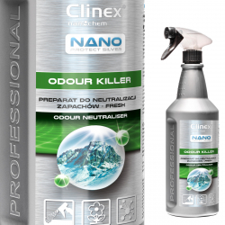Odświeżacz powietrza do neutralizacji zapachów CLINEX Nano Protect Silver Odour Killer - Fresh 1L