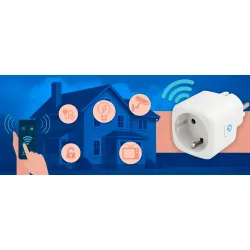 INTELIGENTNE GNIAZDKO WiFi SMART TUYA WATOMIERZ PROGRAMATOR TIMER GNIAZDO