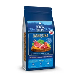 Dogs&Drops Jagnięcina karma sucha dla psa 2,5 kg