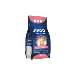 Żwirek bentonitowy dla kota Jingo 10l puder dziecięcy