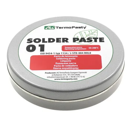 Pasta lutownicza 40ml AG Termo Pasty – profesjonalny topnik do lutowania elektroniki i przewodów.